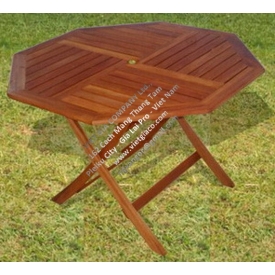 Dahlia Octagonal Fold Table 120Cm