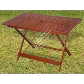 Rec Folding Table 70x110Cm