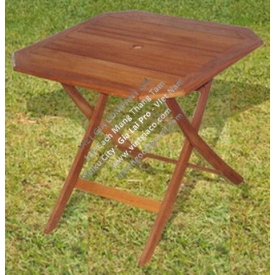Square Folding Table 80Cm