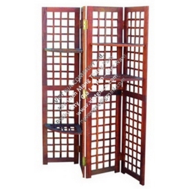 4 Wooden Panels Screen
