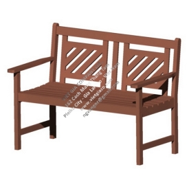 Cross Slat Bench