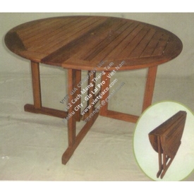 Round Fold Top Table  120Cm